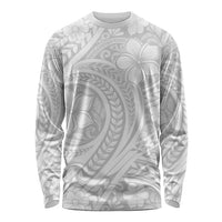 Lotu Tamaiti Samoan Polynesian Tribal Long Sleeve Shirt LT9 Unisex White - Polynesian Pride