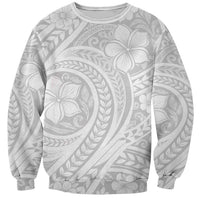 Lotu Tamaiti Samoan Polynesian Tribal Sweatshirt LT9 Unisex White - Polynesian Pride