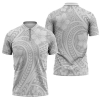 Lotu Tamaiti Samoan Polynesian Tribal Zipper Polo Shirt LT9 - Polynesian Pride