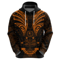 FSM Chuuk States Hoodie Micronesia Vintage Polynesian Tribal Gold Version LT9 - Polynesian Pride