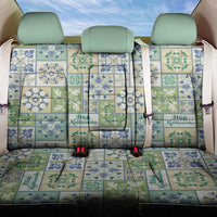 Mele Kalikimaka Hawaii Christmas Back Car Seat Cover Omaomao Seamless Floral Motif - Polynesian Pride