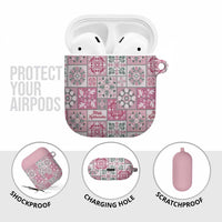 Mele Kalikimaka Hawaii Christmas AirPods Case Akala Seamless Floral Motif LT9 - Polynesian Pride