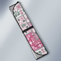 Mele Kalikimaka Hawaii Christmas Auto Sun Shade Akala Seamless Floral Motif - Polynesian Pride