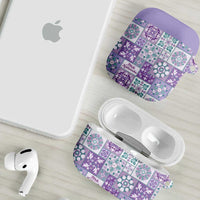 Mele Kalikimaka Hawaii Christmas AirPods Case Poni Seamless Floral Motif LT9 - Polynesian Pride
