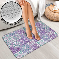 Mele Kalikimaka Hawaii Christmas Bathroom Set Poni Seamless Floral Motif - Polynesian Pride