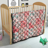 Mele Kalikimaka Hawaii Christmas Quilt Ulaula Seamless Floral Motif - Polynesian Pride