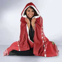 Wallis et Futuna Kingfisher Hooded Blanket Polynesian Tropical Flowers LT9 - Polynesian Pride