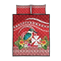 Wallis et Futuna Kingfisher Quilt Bed Set Polynesian Tropical Flowers LT9 - Polynesian Pride