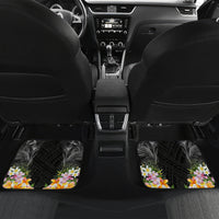 Pasifika Vibes Festival 2024 Auckland Car Mats LT9 Set 2pcs - Back Black - Polynesian Pride