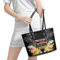 Pasifika Vibes Festival 2024 Auckland Leather Tote Bag LT9 - Polynesian Pride