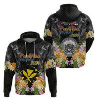 Pasifika Vibes Festival 2024 Zip Hoodie Kanaka Maoli With Hawaiian Islands LT9 - Polynesian Pride