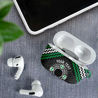 Personalised Aotearoa Niho Taniwha Motif AirPods Case Green Style LT9 - Polynesian Pride