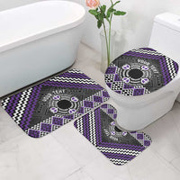 Personalised Aotearoa Niho Taniwha Motif Bathroom Set Violet Style - Polynesian Pride