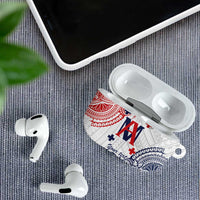 Kingdom of Uvea 1842-1860 Personalized AirPods Case Wallis and Futuna Polynesian Tribal Pattern LT9 - Polynesian Pride