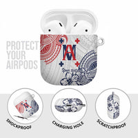 Kingdom of Uvea 1842-1860 Personalized AirPods Case Wallis and Futuna Polynesian Tribal Pattern LT9 - Polynesian Pride