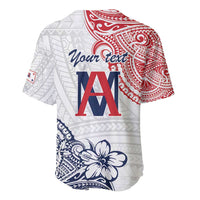 Kingdom of Uvea 1842-1860 Personalized Baseball Jersey Wallis and Futuna Polynesian Tribal Pattern LT9 - Polynesian Pride