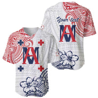 Kingdom of Uvea 1842-1860 Personalized Baseball Jersey Wallis and Futuna Polynesian Tribal Pattern LT9 - Polynesian Pride