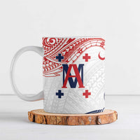 Kingdom of Uvea 1842-1860 Personalized Ceramic Mug Wallis and Futuna Polynesian Tribal Pattern - Polynesian Pride