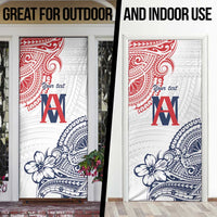 Kingdom of Uvea 1842-1860 Personalized Door Cover Wallis and Futuna Polynesian Tribal Pattern - Polynesian Pride