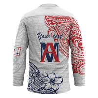 Kingdom of Uvea 1842-1860 Personalized Hockey Jersey Wallis and Futuna Polynesian Tribal Pattern LT9 - Polynesian Pride