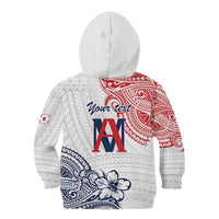 Kingdom of Uvea 1842-1860 Personalized Kid Hoodie Wallis and Futuna Polynesian Tribal Pattern LT9 - Polynesian Pride