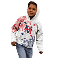 Kingdom of Uvea 1842-1860 Personalized Kid Hoodie Wallis and Futuna Polynesian Tribal Pattern LT9 - Polynesian Pride