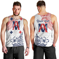 Kingdom of Uvea 1842-1860 Personalized Men Tank Top Wallis and Futuna Polynesian Tribal Pattern LT9 - Polynesian Pride