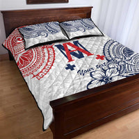 Kingdom of Uvea 1842-1860 Personalized Quilt Bed Set Wallis and Futuna Polynesian Tribal Pattern