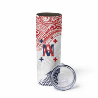 Kingdom of Uvea 1842-1860 Personalized Skinny Tumbler Wallis and Futuna Polynesian Tribal Pattern