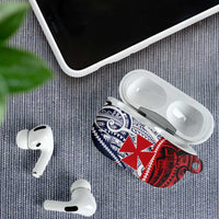 Kingdom of Uvea 1860-1886 Personalized AirPods Case Wallis and Futuna Polynesian Tribal Pattern LT9 - Polynesian Pride