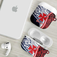 Kingdom of Uvea 1860-1886 Personalized AirPods Case Wallis and Futuna Polynesian Tribal Pattern LT9 - Polynesian Pride