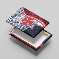 Kingdom of Uvea 1860-1886 Personalized Canvas Wall Art Wallis and Futuna Polynesian Tribal Pattern