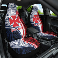 Kingdom of Uvea 1860-1886 Personalized Car Seat Cover Wallis and Futuna Polynesian Tribal Pattern