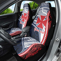Kingdom of Uvea 1860-1886 Personalized Car Seat Cover Wallis and Futuna Polynesian Tribal Pattern