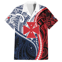 Kingdom of Uvea 1860-1886 Personalized Family Matching Long Sleeve Bodycon Dress and Hawaiian Shirt Wallis and Futuna Polynesian Tribal Pattern