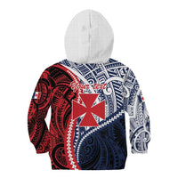 Kingdom of Uvea 1860-1886 Personalized Kid Hoodie Wallis and Futuna Polynesian Tribal Pattern LT9 - Polynesian Pride