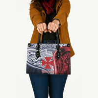 Kingdom of Uvea 1860-1886 Personalized Leather Bag Wallis and Futuna Polynesian Tribal Pattern - Polynesian Pride