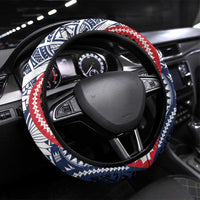 Kingdom of Uvea 1860-1886 Steering Wheel Cover Wallis and Futuna Polynesian Tribal Pattern