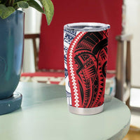 Kingdom of Uvea 1860-1886 Personalized Tumbler Cup Wallis and Futuna Polynesian Tribal Pattern