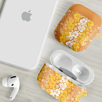 Hawaiian Lei Day AirPods Case Gold Hibiscus Flowers Lei Art LT9 - Polynesian Pride