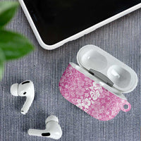 Hawaiian Lei Day AirPods Case Pink Hibiscus Flowers Lei Art LT9 - Polynesian Pride