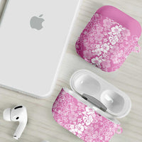 Hawaiian Lei Day AirPods Case Pink Hibiscus Flowers Lei Art LT9 - Polynesian Pride