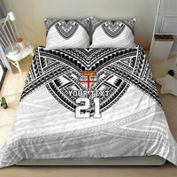 Flying Fijians Pacific Fiji Rugby Custom Bedding Set Polynesian Pattern