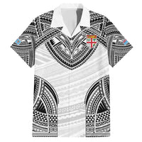 Flying Fijians Pacific Fiji Rugby Custom Family Matching Off Shoulder Short Dress and Hawaiian Shirt Polynesian Pattern