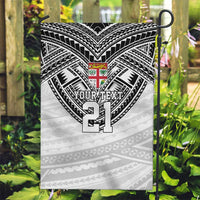 Flying Fijians Pacific Fiji Rugby Custom Garden Flag Polynesian Pattern