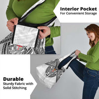 Flying Fijians Pacific Fiji Rugby Custom Grocery Bag Polynesian Pattern