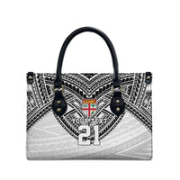Flying Fijians Pacific Fiji Rugby Custom Leather Bag Polynesian Pattern - Polynesian Pride