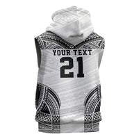 Flying Fijians Pacific Fiji Rugby Custom Sleeveless Zip Hoodie Polynesian Pattern LT9 - Polynesian Pride