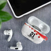 Ikale Tahi Pacific Tonga Rugby Custom AirPods Case Tongan Ngatu with Flag Pattern LT9 - Polynesian Pride