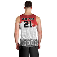Ikale Tahi Pacific Tonga Rugby Custom Men Tank Top Tongan Ngatu with Flag Pattern LT9 - Polynesian Pride